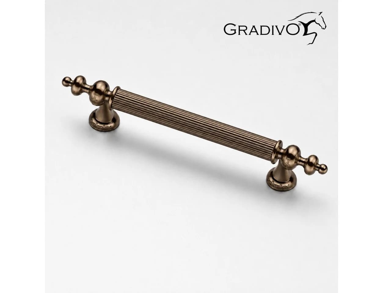 Gradivo Möbelgriff 612 Bronze Bügelgriff 128mm Lochabstand