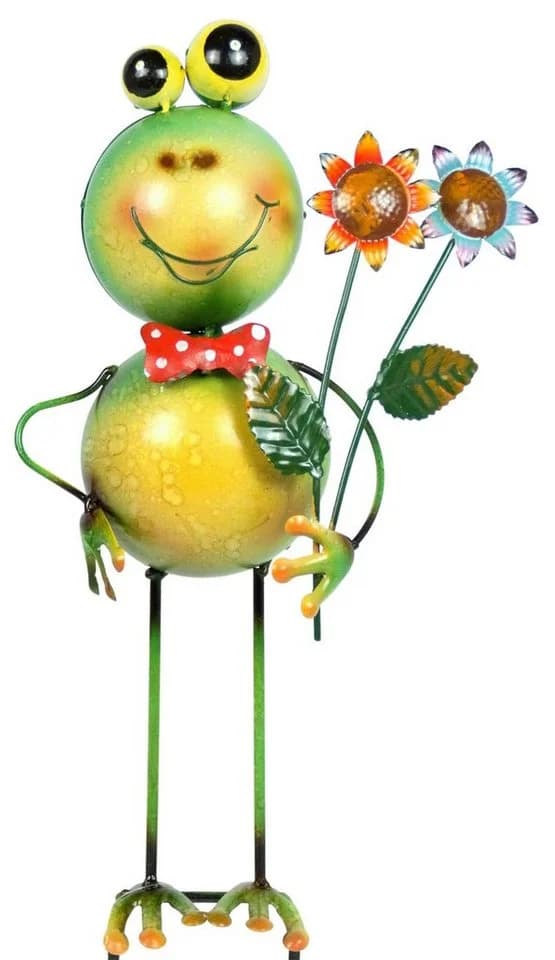 Denk Gartenstecker Frosch Franz Grün Bunt - Bild 2