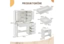 Thanaddo Schminktisch mit LED-Beleuchtung, 105 cm Bild 1