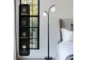 STANBOW Stehlampe Mond-Optik 160 cm Weiß Schwarz G9 Bild 5