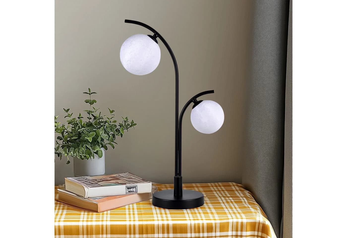 STANBOW Nachttischlampe LED Tischlampe USB-Ladestation Touch-Dimmbar