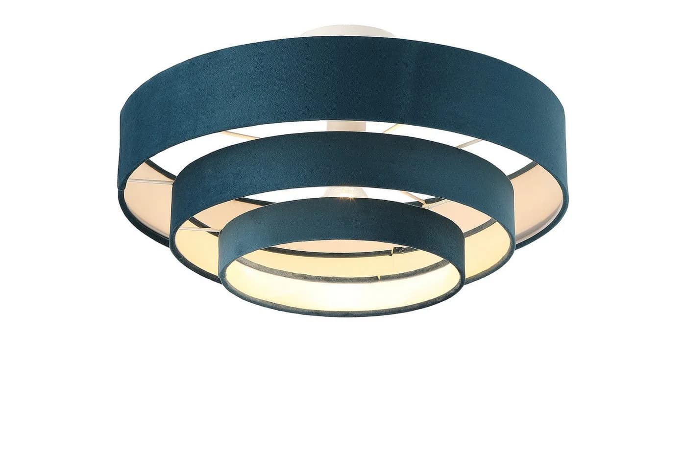 STANBOW Deckenleuchte Beige Triple Velvet Kronleuchter LED Dimmbar - Bild 2