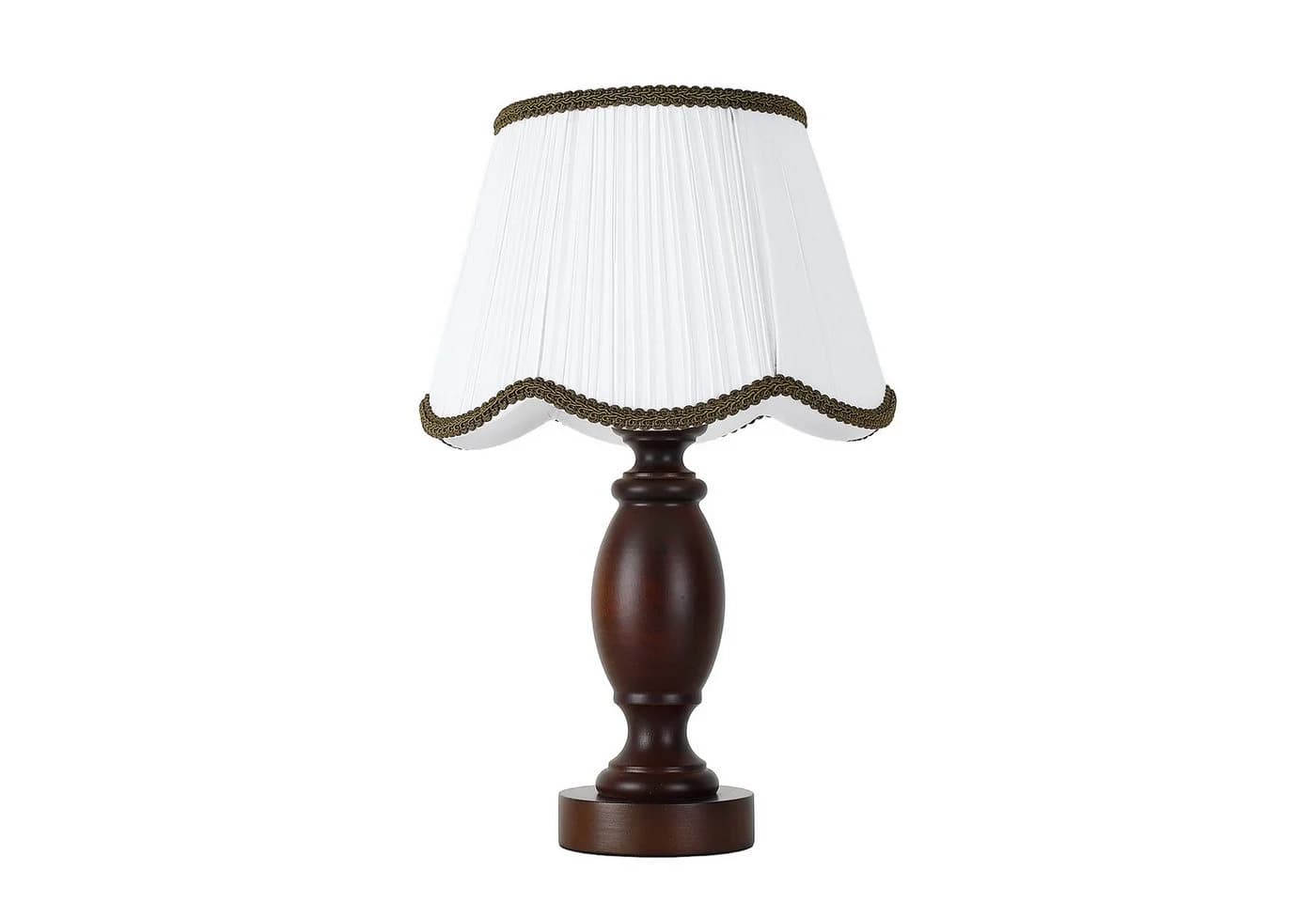 STANBOW Tischleuchte Klassisch Dunkle Eiche LED Warmweiß Dekorativ - Bild 2