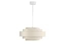 STANBOW Deckenleuchte Pendelleuchte 5-stufig Stoffschirm Beige/Weiß Bild 2