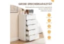 Thanaddo Sideboard Weiß Modern mit Metallgriffen & Sanftlauf Bild 4