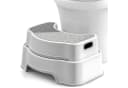 HEYHIPPO Tritthocker Toilettenhocker Grau rutschfest Bild 2