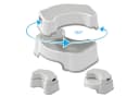HEYHIPPO Tritthocker Toilettenhocker Grau rutschfest Bild 3