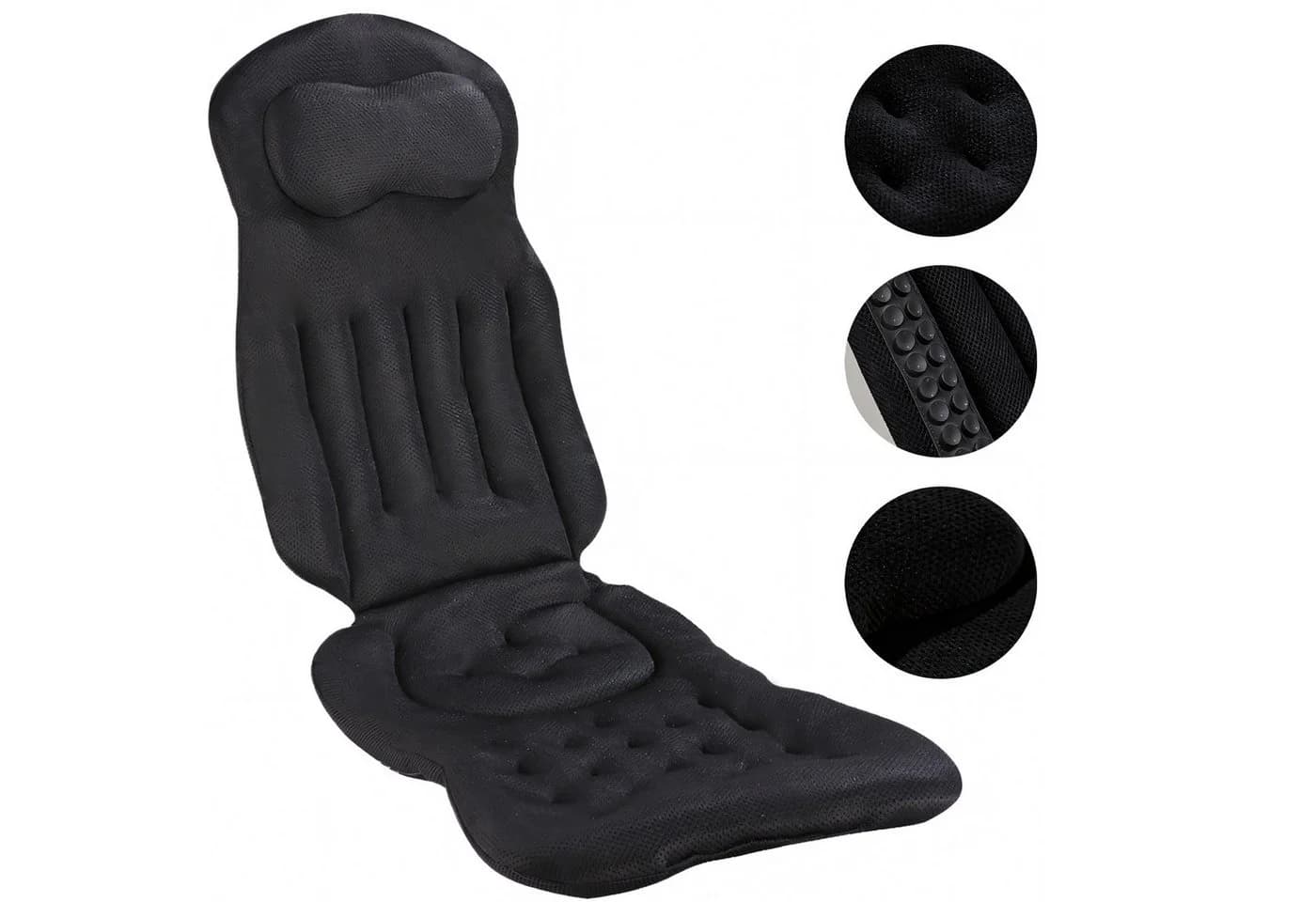 HEYHIPPO Badewannenkissen 4D Schwarz Ergonomisch - Bild 3