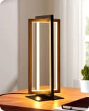 EDISHINE LED Tischleuchte Schwarz Dimmbar Touch Bild 2