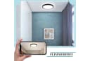 Nettlife LED Panel Deckenleuchte Flach 15W Rund Ø18cm Schwarz/Weiß Bild 5