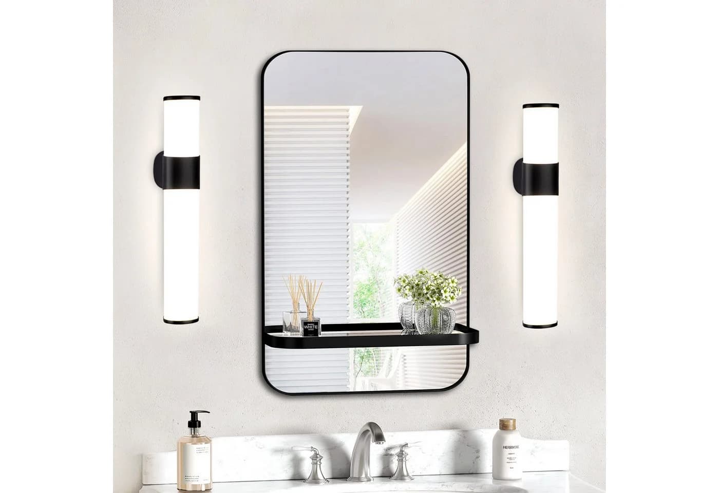Nettlife LED Spiegelleuchte 35cm Neutralweiß - Bild 2