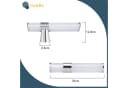 Nettlife LED Spiegelleuchte 35cm Neutralweiß Bild 4