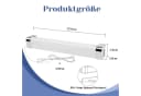 Nettlife LED Spiegelleuchte 37cm Neutralweiß Bild 4