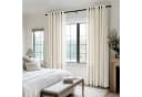 Topfinel Gardine Leinen Vorhänge Beige Boho Wohnzimmer Bild 4