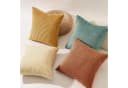 Topfinel Kissenbezüge 4er Set Kordsamt Flauschig Farbverlauf Orange-Blau 45x45 cm Bild 5