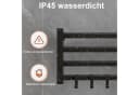 Oihpaw Elektrischer Badheizkörper 55x35cm 80W Handtuchheizung Schwarz Bild 5