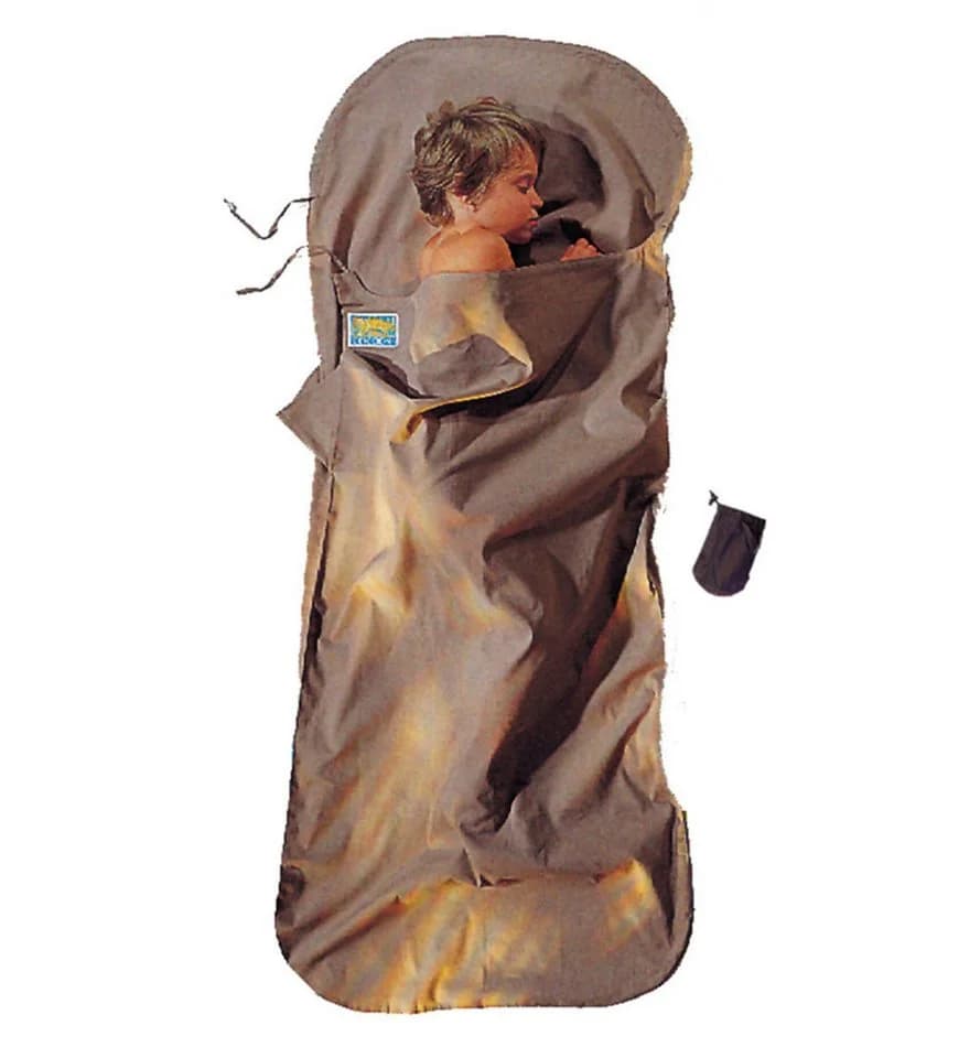 Cocoon Kinderschlafsack TravelSheet Baumwolle Khaki