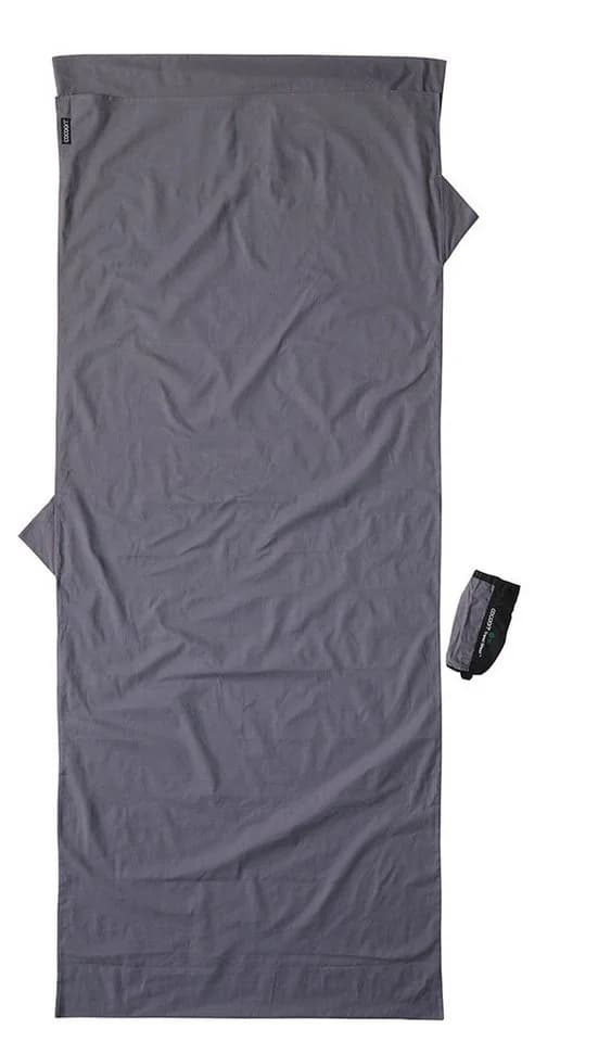 Cocoon TravelSheet Leicht-Reiseschlafsack Baumwolle Grau