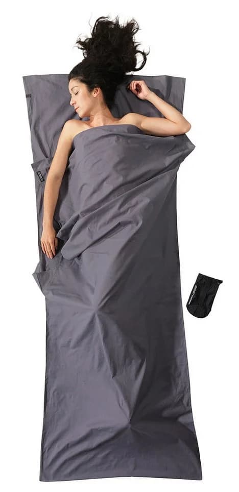 Cocoon TravelSheet Leicht-Reiseschlafsack Baumwolle Grau - Bild 2
