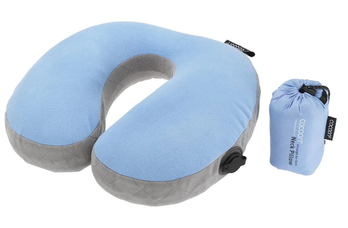 Cocoon Air Core Nackenkissen U-Form blau/grau aufblasbar - Bild 2