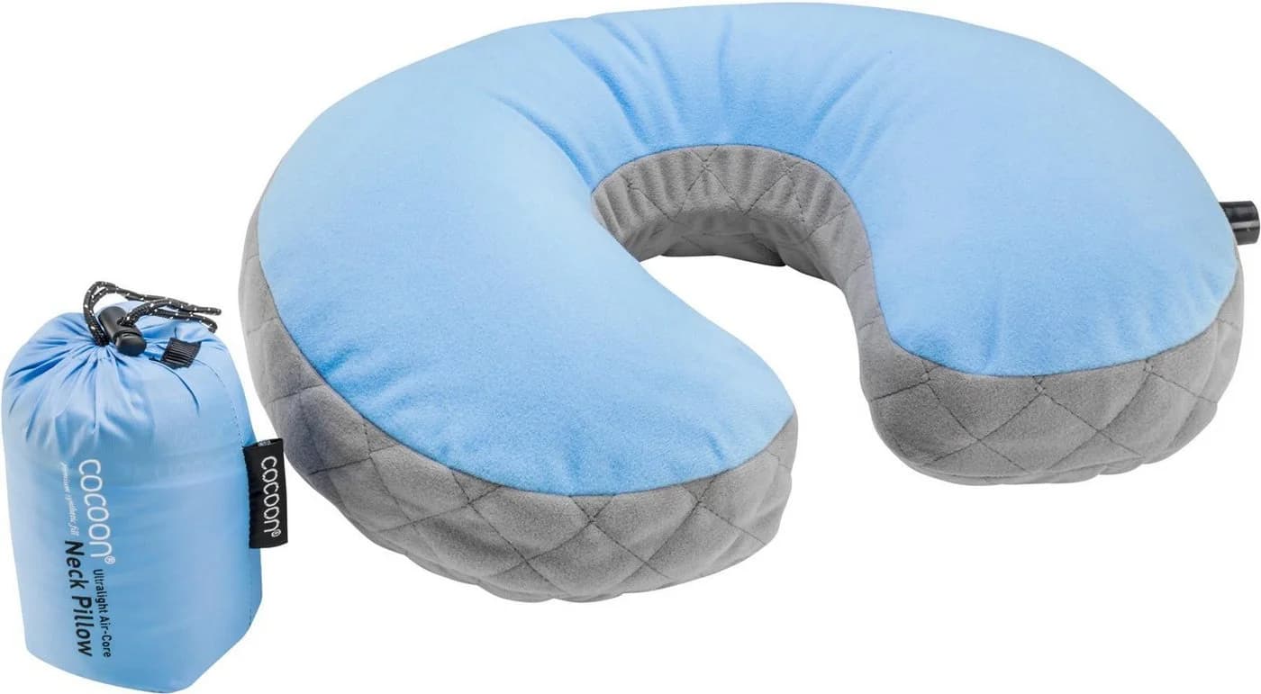 Cocoon Air Core Nackenkissen U-Form blau/grau aufblasbar - Bild 5