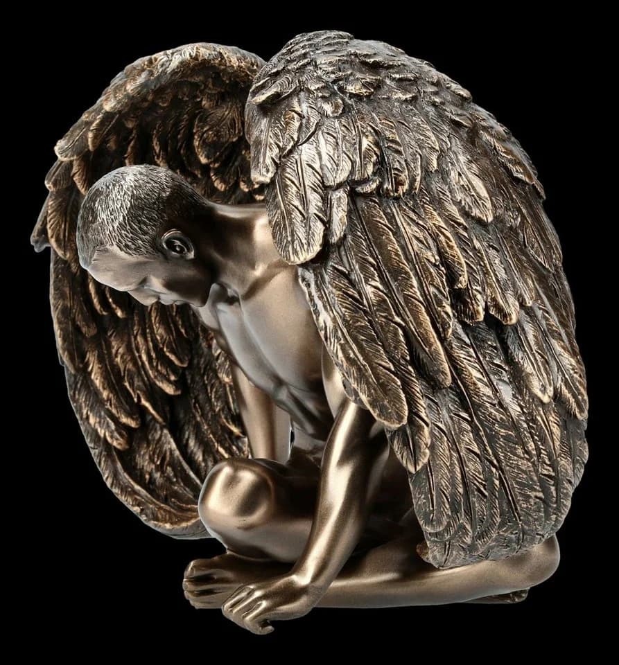 Figuren Shop GmbH Männlicher Engel Akt Figur Angels Rest - Bild 3
