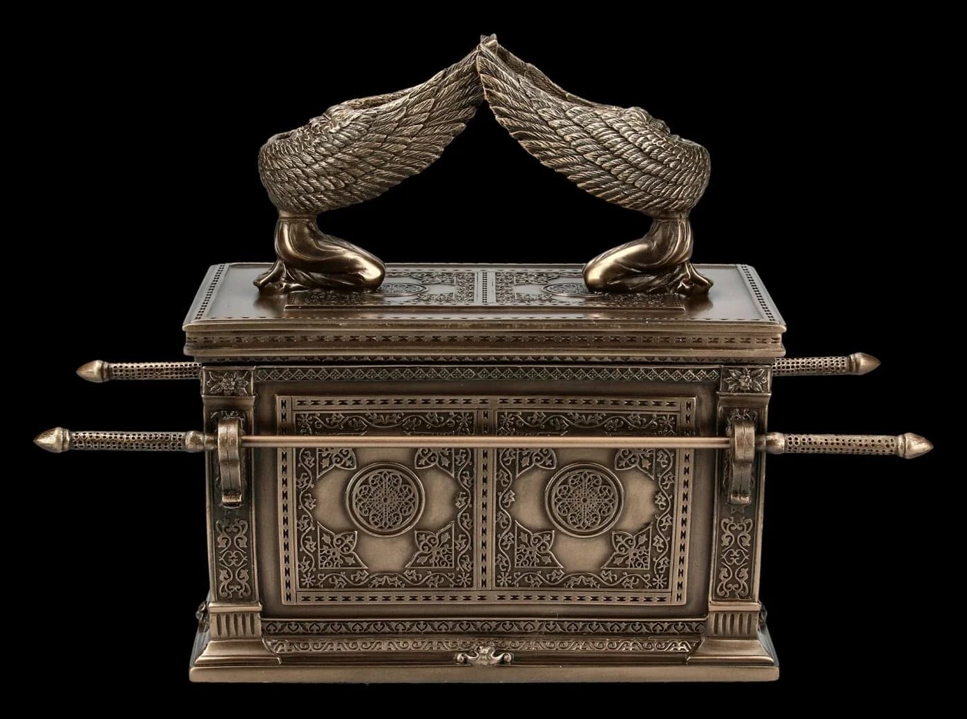 Figuren Shop GmbH Dekoobjekt Bundeslade bronziert Veronese Engel Fantasy Deko