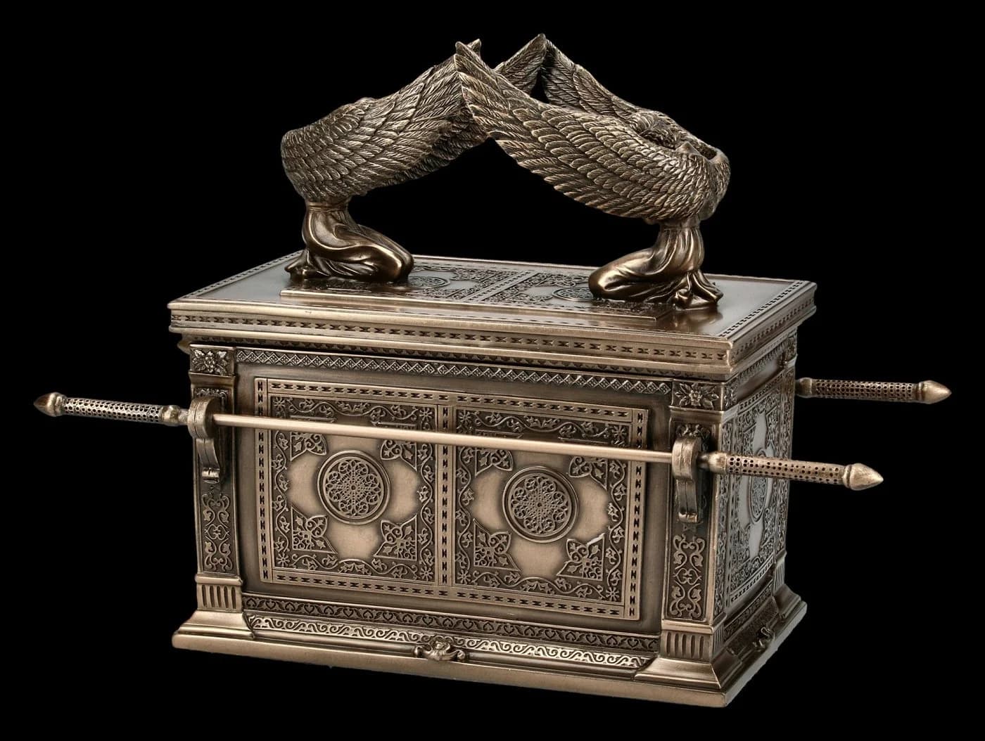 Figuren Shop GmbH Dekoobjekt Bundeslade bronziert Veronese Engel Fantasy Deko - Bild 3