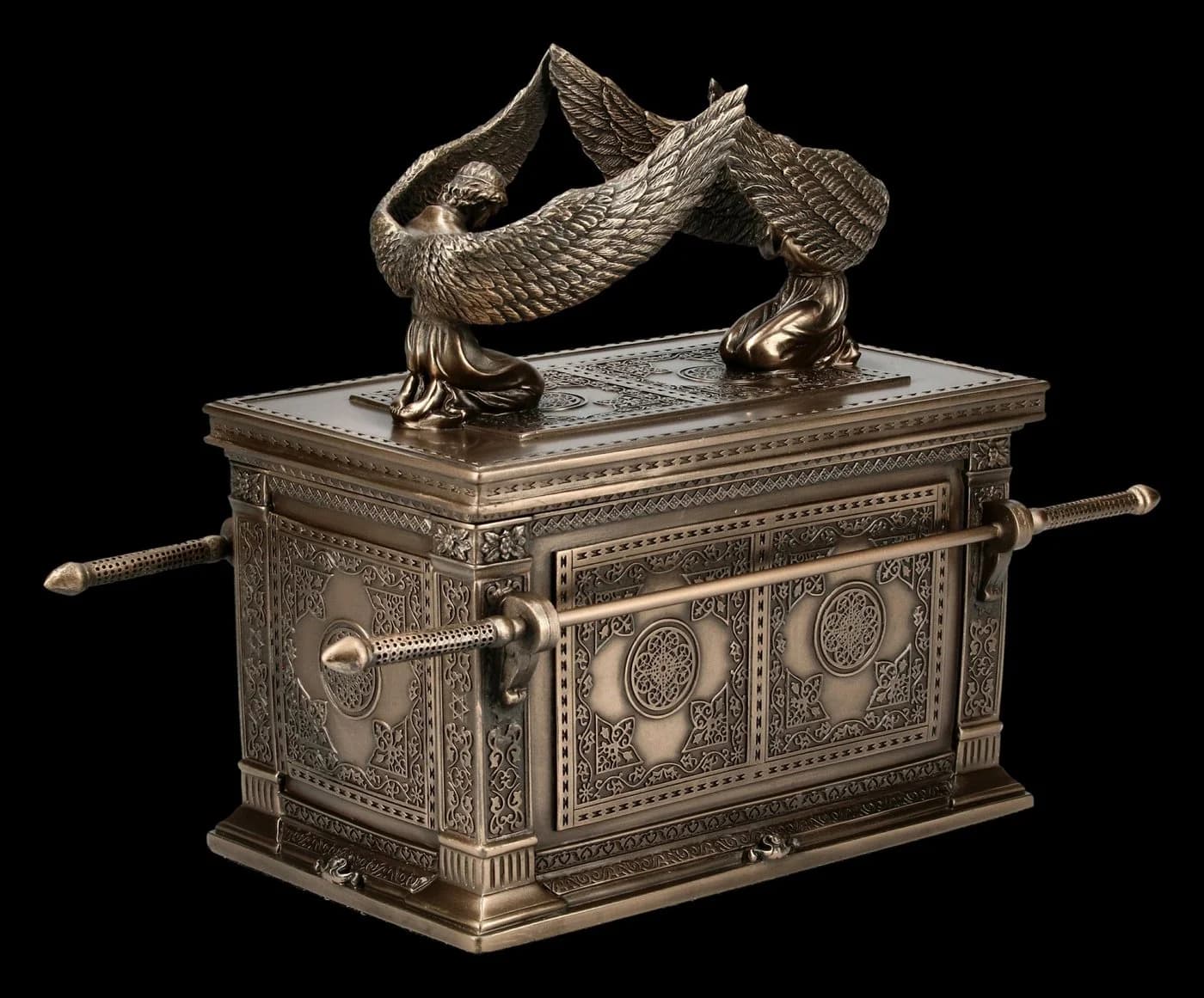 Figuren Shop GmbH Dekoobjekt Bundeslade bronziert Veronese Engel Fantasy Deko - Bild 4
