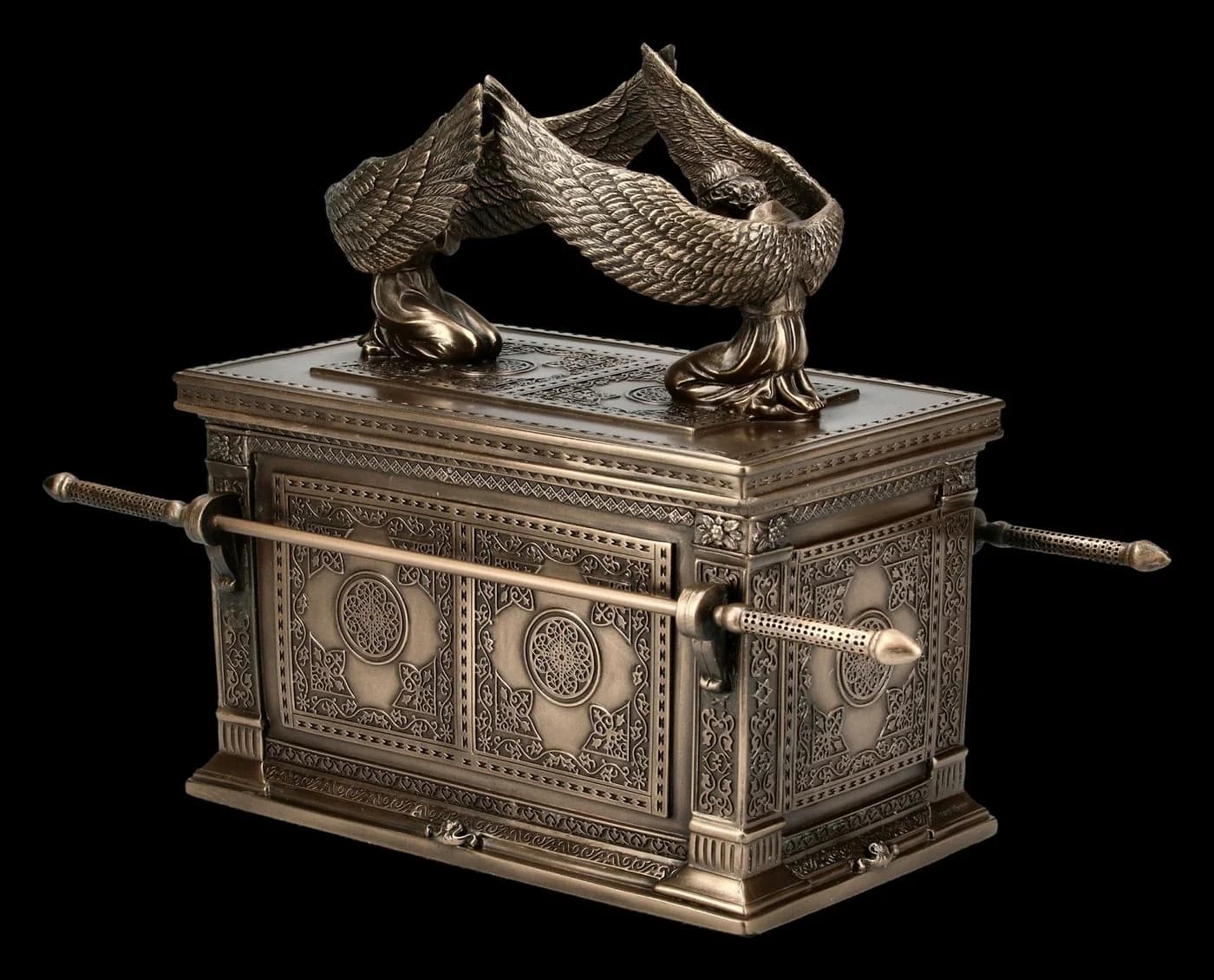 Figuren Shop GmbH Dekoobjekt Bundeslade bronziert Veronese Engel Fantasy Deko - Bild 5