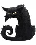 Horror-Shop Hexenkatze Dekofigur Schwarz/Gelb Gothic Halloween Bild 2