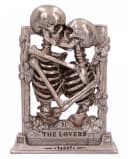 Horror-Shop Gothic Skelett Standbild „The Lovers“ Silber/Bronze Bild 2