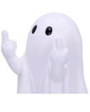 Horror-Shop Dekofigur Weißer Geist mit Mittelfinger Pose 12,5cm Bild 2