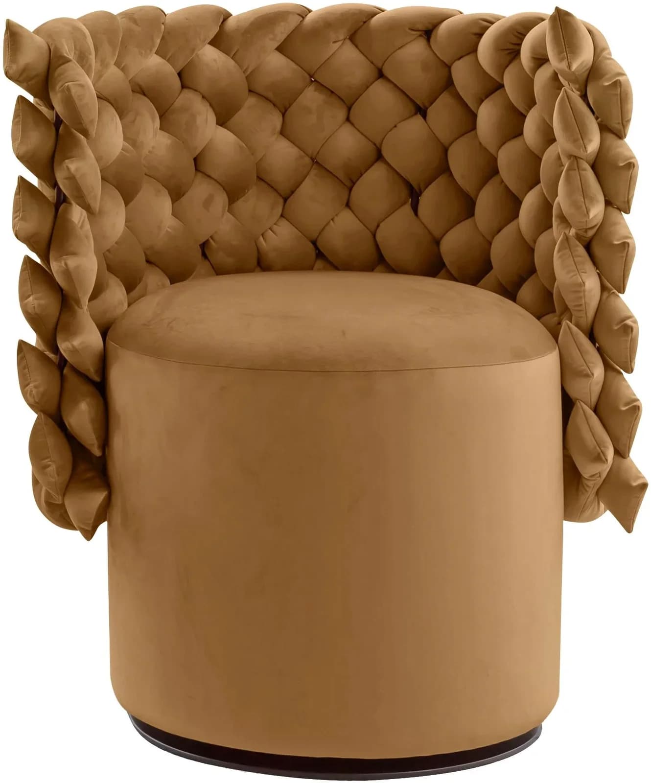 Calia Italia Designsessel GIUGGIOLA mit Drehfunktion Ocra