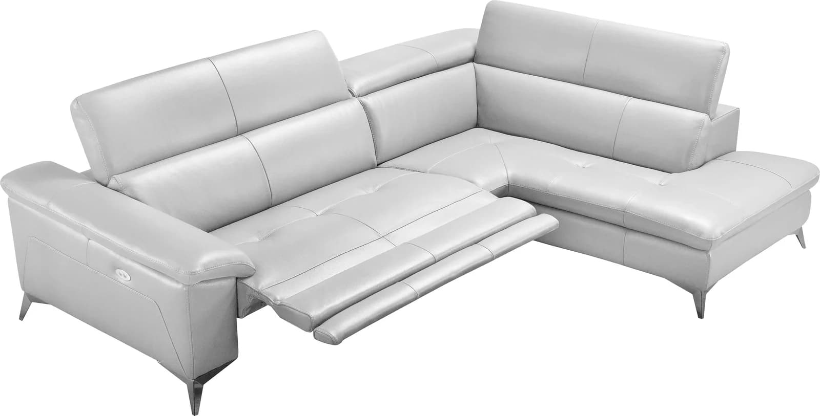 Egoitaliano Ecksofa Martine Multifunktionssofa Beige Leder