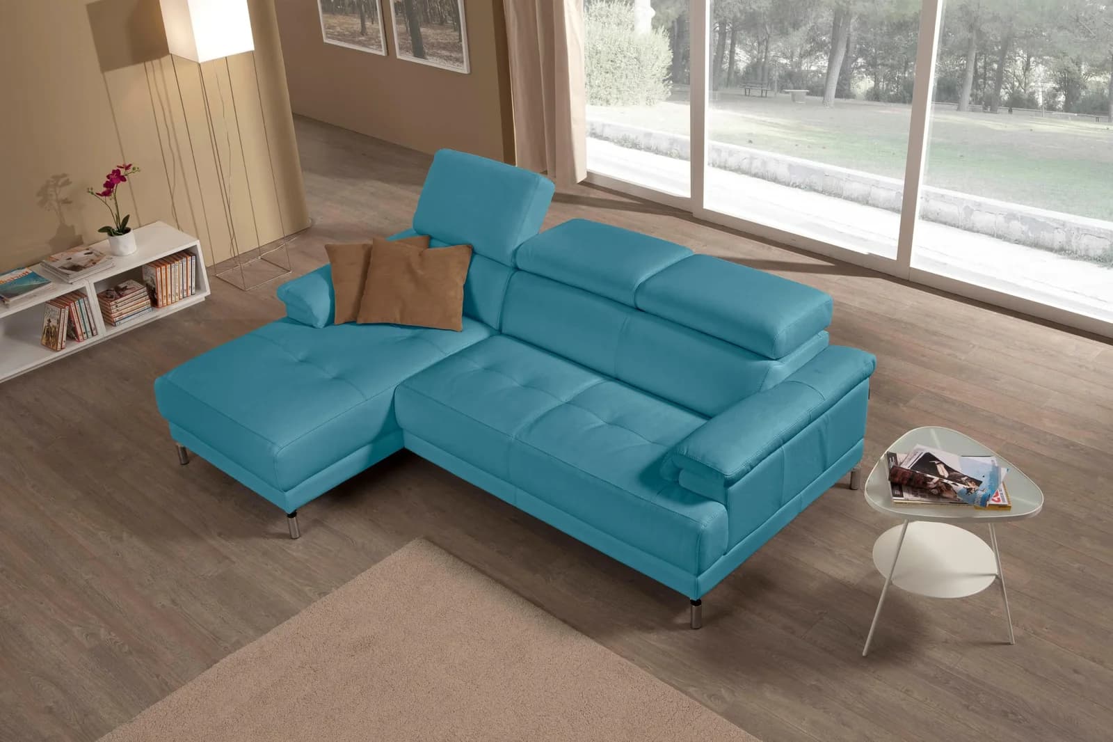 Egoitaliano Ecksofa Soul Türkis