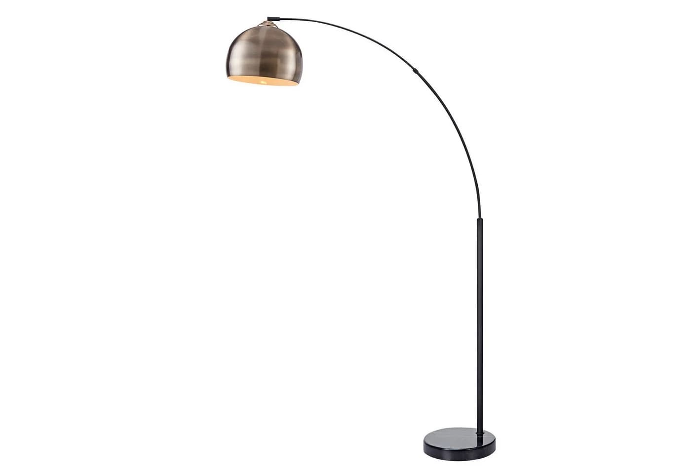 Teamson Home Bogenlampe Stehlampe Metall Gelb - Bild 2