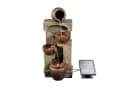 Teamson Home Gartenbrunnen Solarbrunnen LED Polyresin Braun 72 cm Bild 5