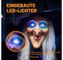 JOYIN Halloween Hängedekoration Hexe 182 cm mit Sound & Licht Bild 5