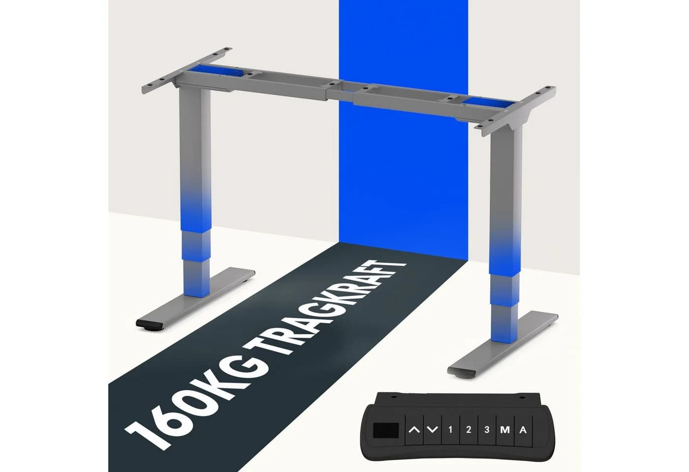 FLEXISPOT EC5 Schreibtisch Elektrisch Höheneinstellbar Grau 160kg - Bild 2