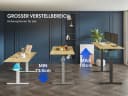 FLEXISPOT Elektrisch Höhenverstellbarer Schreibtisch Weiß Bild 1