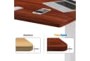 FLEXISPOT DIY Tischplatte Holzwerkstoff Mahagoni Bild 1
