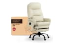 FLEXISPOT Drehstuhl 3-in-1 Ergonomischer Relax- & Bürostuhl mit 160° Liegefunktion, Beige Bild 1