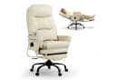 FLEXISPOT Drehstuhl 3-in-1 Ergonomischer Relax- & Bürostuhl mit 160° Liegefunktion, Beige Bild 2