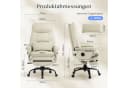 FLEXISPOT Drehstuhl 3-in-1 Ergonomischer Relax- & Bürostuhl mit 160° Liegefunktion, Beige Bild 5