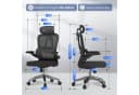FLEXISPOT Bürostuhl Ergonomischer Schreibtischstuhl mit 2D-Kopfstütze, Klappbare Armlehnen & Dynamische Lendenstütze Bild 3