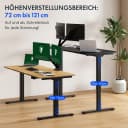 FLEXISPOT Schreibtisch Sitz-Steh-Tisch Dual-Motor 4 Speicherplätze Bild 1