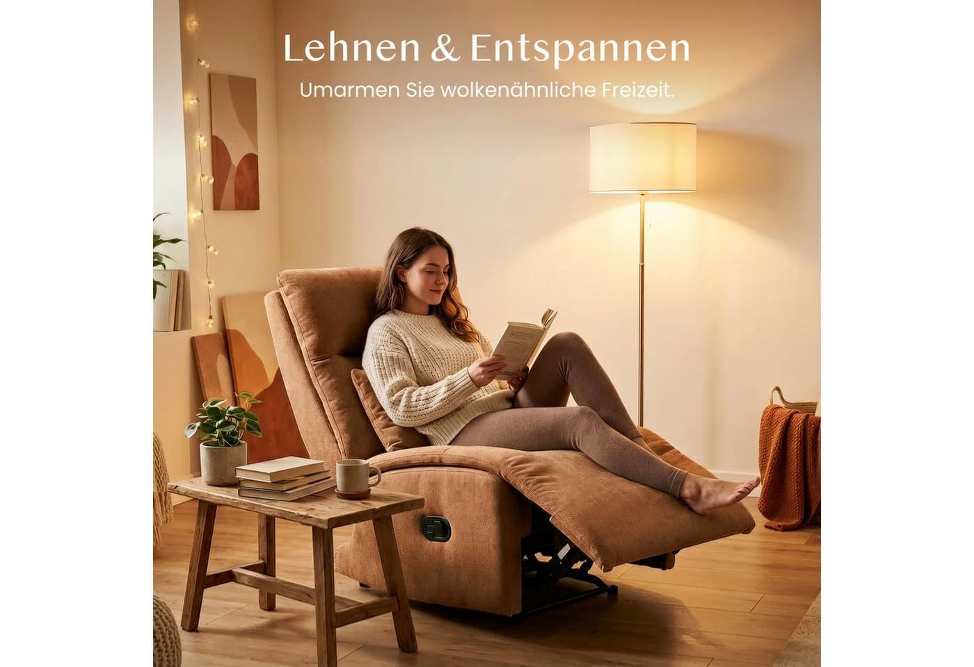 FLEXISPOT Loungesessel Cradle Relaxsessel 3-fach Liegefunktion