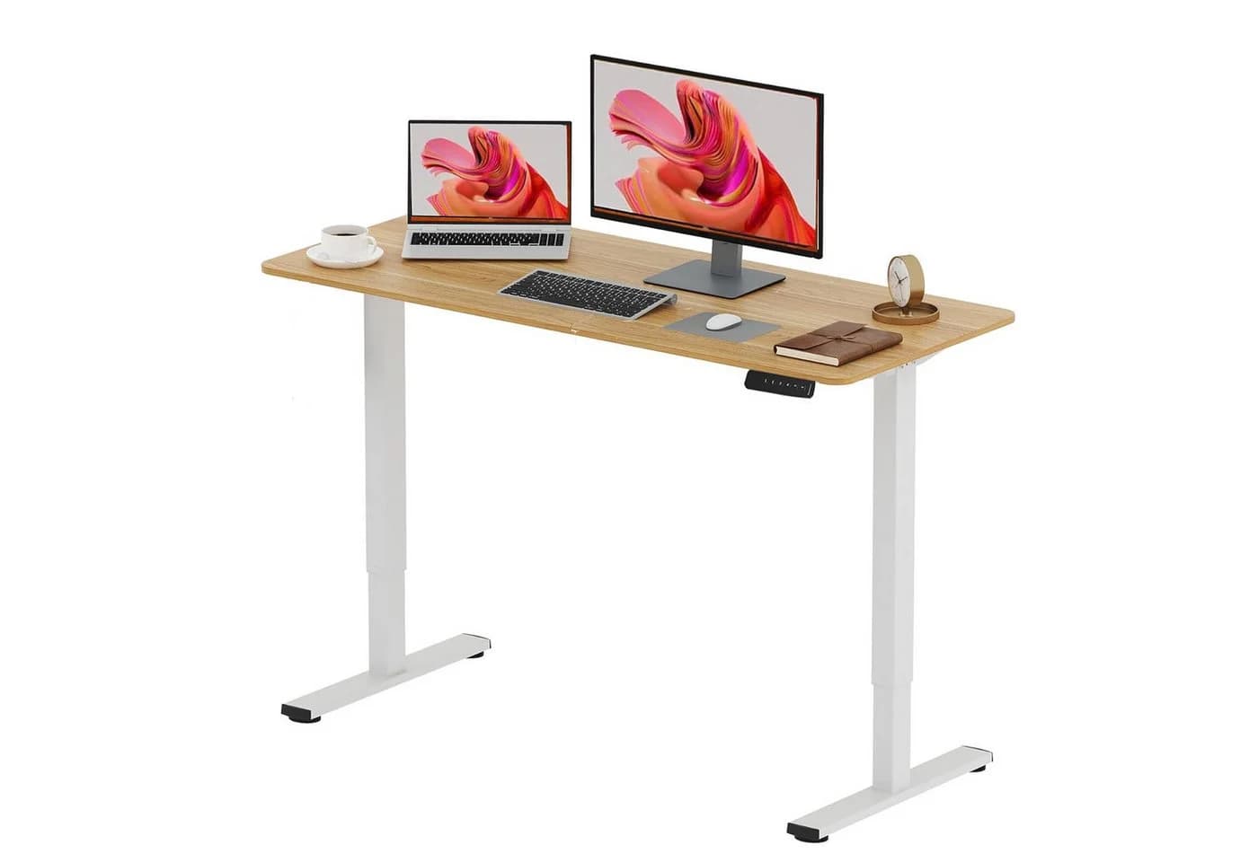 SANODESK Elektrisch Höhenverstellbarer Schreibtisch 160x60 cm - Bild 2