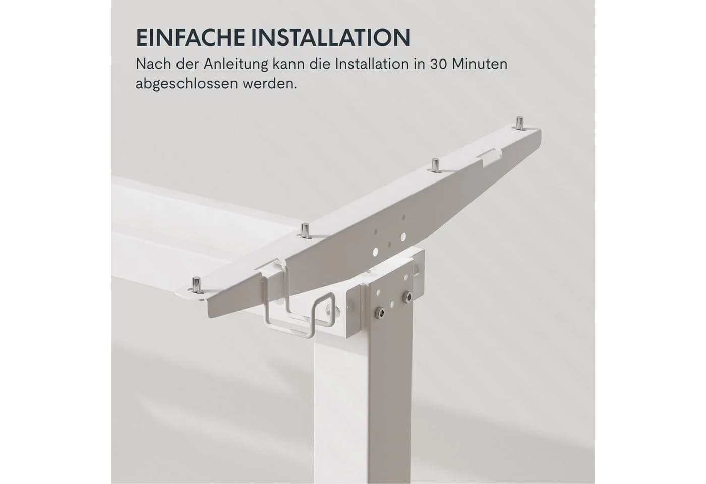 SANODESK Elektrisch Höhenverstellbarer Schreibtisch 160x60 cm - Bild 4